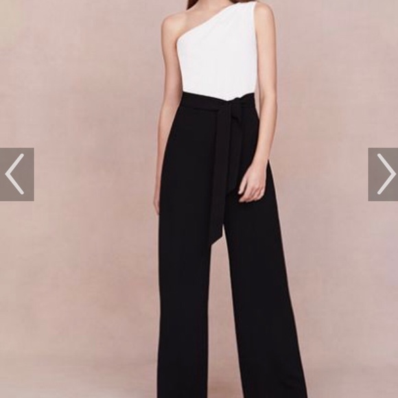 hobbs black and white jumpsuit